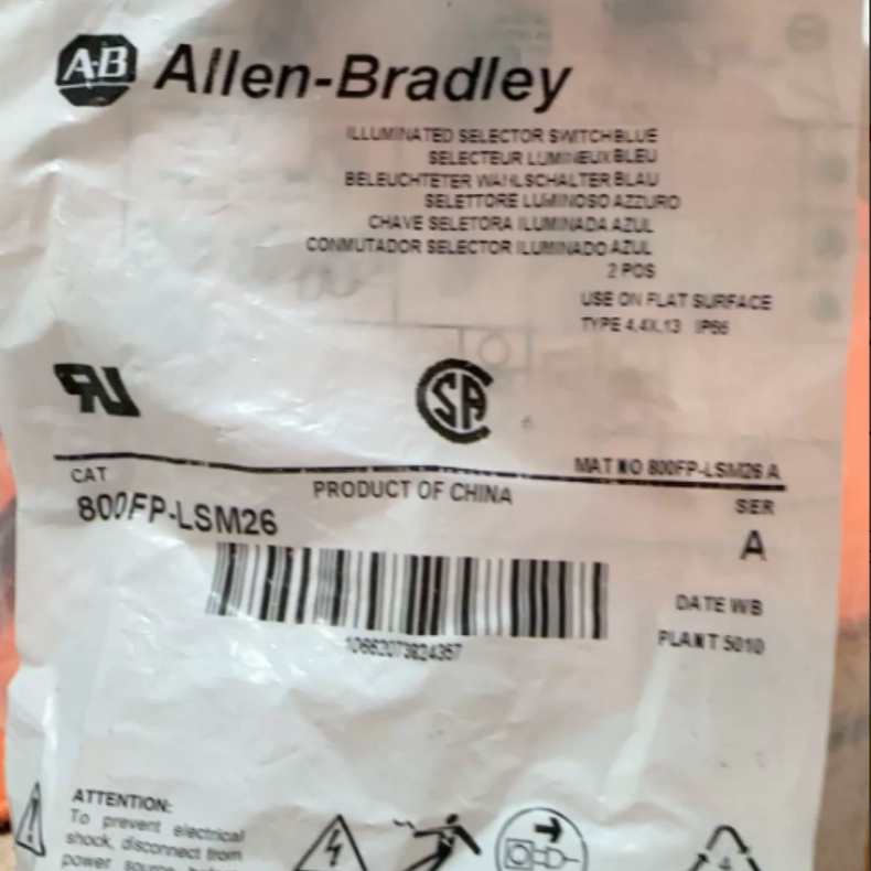 Selector Switch Allen-Bradley 800FP-LSM26 - Reliable Machine Control