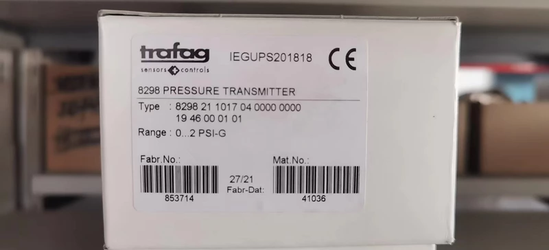Pressure Sensor 8298.21.1017 by Trafag