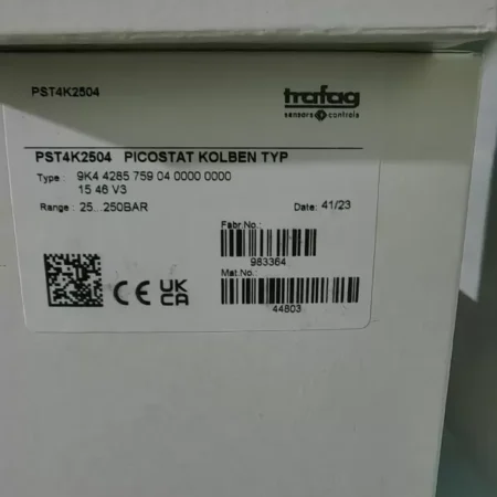 Precision Trafag Pressure Switch 9K4.4285 759 04 0000 0000