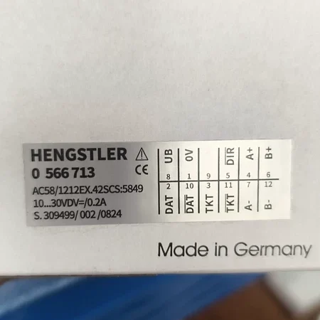 Hengstler AC58 Absolute Encoder AC58/1212EX.42SCS:5849 0566714