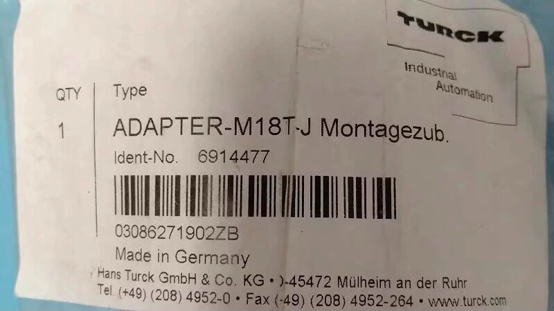 Sensor Connection Adapter TURCK ADAPTER-M18T-J 6914477