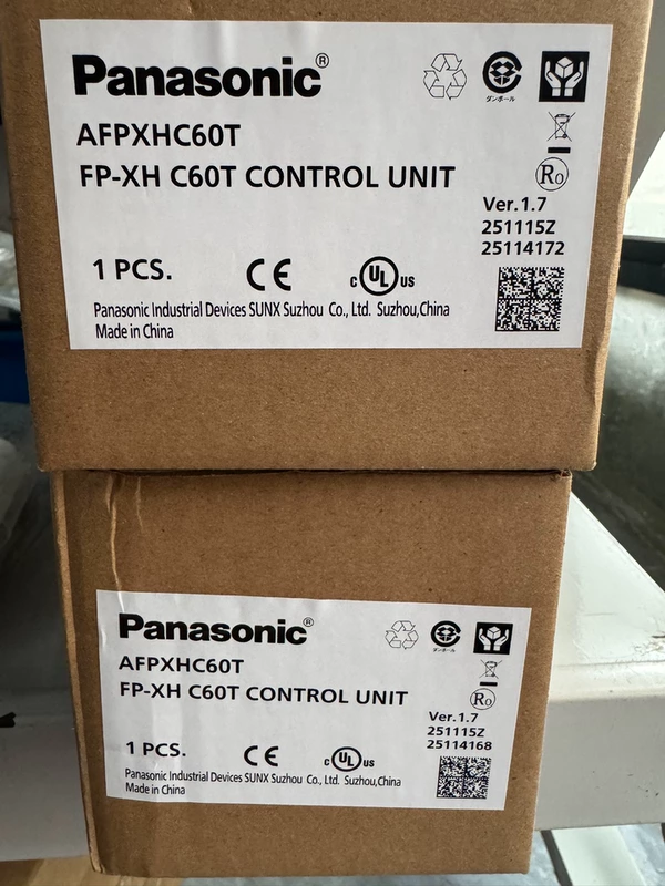 Panasonic FP-XHC60T Control Unit - Advanced PLC for Industrial Use 1 Panasonic FP-XHC60T Control Unit - Advanced PLC for Industrial Use