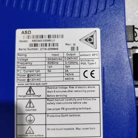 Akribis ASD240-0309S1J2 Linear Motor Stage | Precision Motion