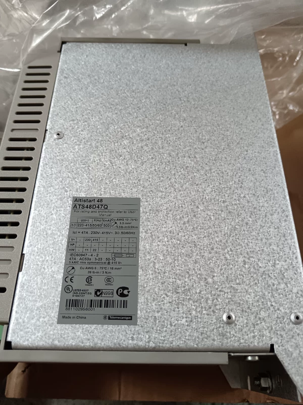 Schneider ATS48D47Q Soft Starter 47A Pump Fan Compressor 3 Schneider ATS48D47Q Soft Starter 47A Pump Fan Compressor - Image 3