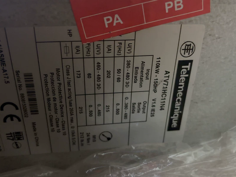 Industrial Frequency Inverter Schneider ATV71HC11N4 - Energy Efficient 2 Industrial Frequency Inverter Schneider ATV71HC11N4 - Energy Efficient - Image 2