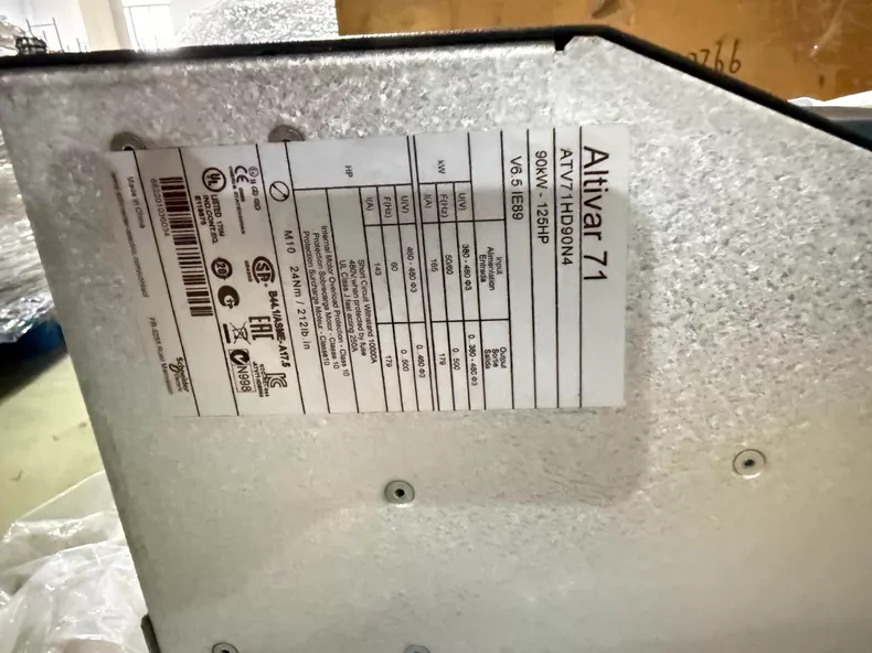 Schneider Variable Frequency Drive ATV71HD90N4 - Industrial Grade 1 Schneider Variable Frequency Drive ATV71HD90N4 - Industrial Grade