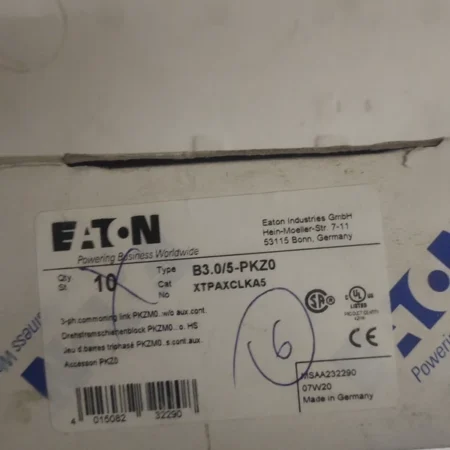 EATON B3.0/5-PKZ0 XTPAXCLKA6 Motor Protection Switch