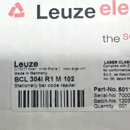 Logistics Automation Leuze BCL 304I R1M 102 Barcode Reader