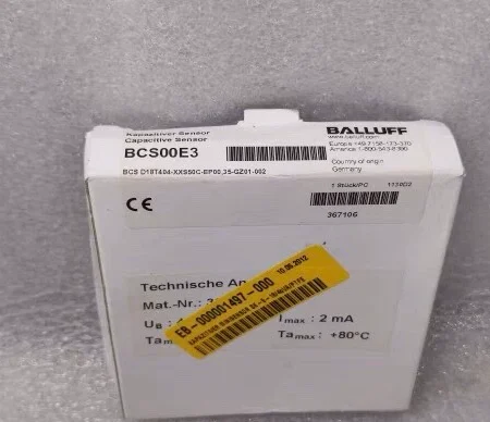 Industrial Level Detection Sensor BALLUFF BCS D18T404-XXS50C-EP0035-GZ01-002