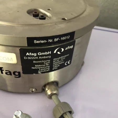 AFAG BF20-R12 D-92224 Vibratory Feeder - Automation Ready