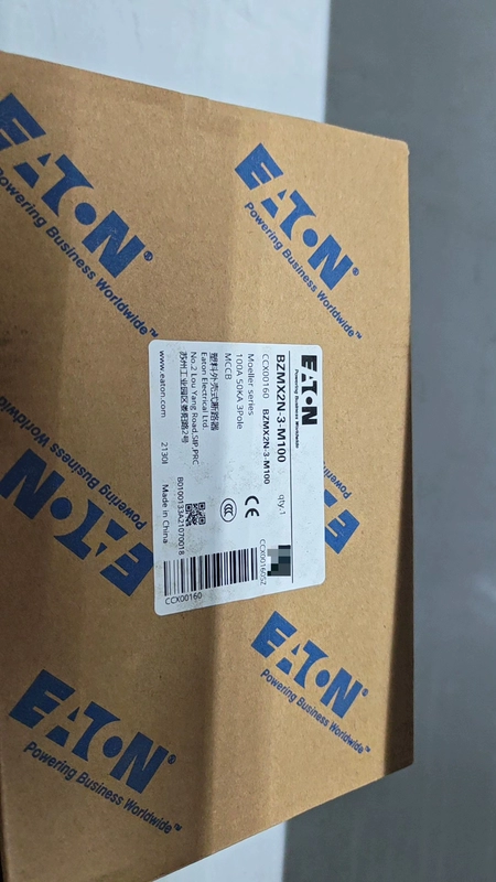 Molded Case Breaker EATON BZMX2N-3-M100 100A 1 Molded Case Breaker EATON BZMX2N-3-M100 100A