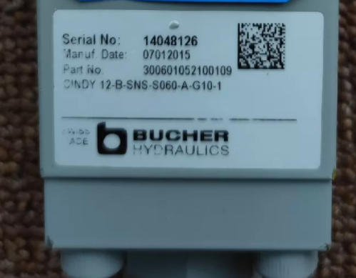 BUCHER Hydraulic Valve Model CINDY 12-B-SNS-S060-A-G10-1 - Precise