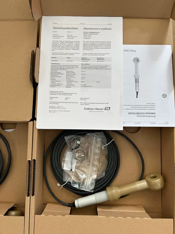 Water Treatment Application Endress+Hauser CLS50D-AA1C21 CLS50D-1250/0 Sensor 1 Water Treatment Application Endress+Hauser CLS50D-AA1C21 CLS50D-1250/0 Sensor