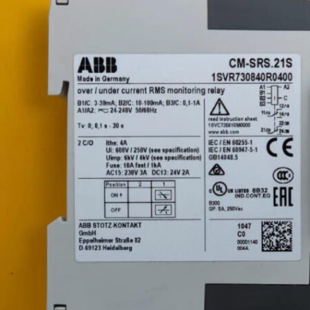 ABB CM-SRS-21.S 1SVR730840R0400 - Industrial Grade Relay