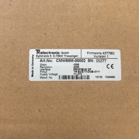 Draw Wire Encoder TR CMW58M-00002 01277 - High Accuracy