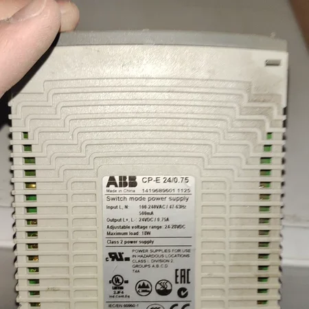 ABB CP-E 24/0.75 Power Supply 24VDC 0.76A Industrial