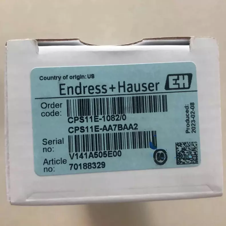 Endress+Hauser CPS11E-AA7BAA2: Durable Industrial pH Sensor