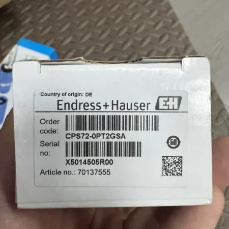 Endress+Hauser Conductivity Sensor CPS72-0PT2GSA - Reliable
