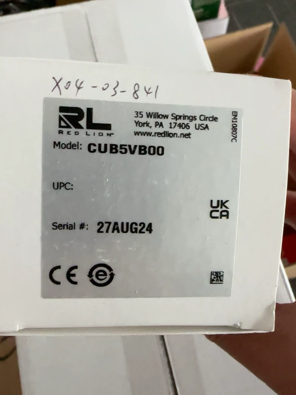 DC Voltage Monitoring Red Lion CUB5VB00 27AUG24 Meter 2 DC Voltage Monitoring Red Lion CUB5VB00 27AUG24 Meter - Image 2