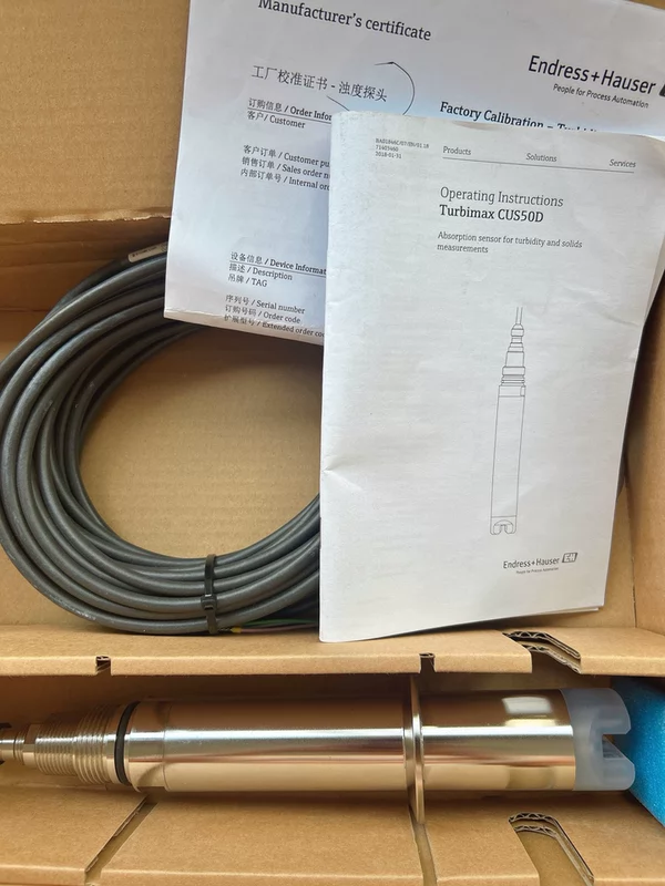Wastewater Monitoring Endress+Hauser CUS50D-12J4/0 Sensor 1 Wastewater Monitoring Endress+Hauser CUS50D-12J4/0 Sensor