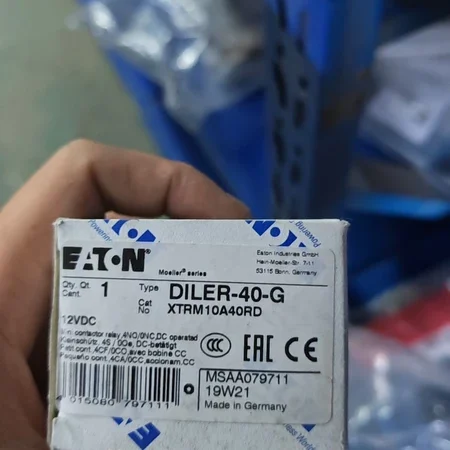 Contactor Relay EATON DILER-40-G for Motor Control