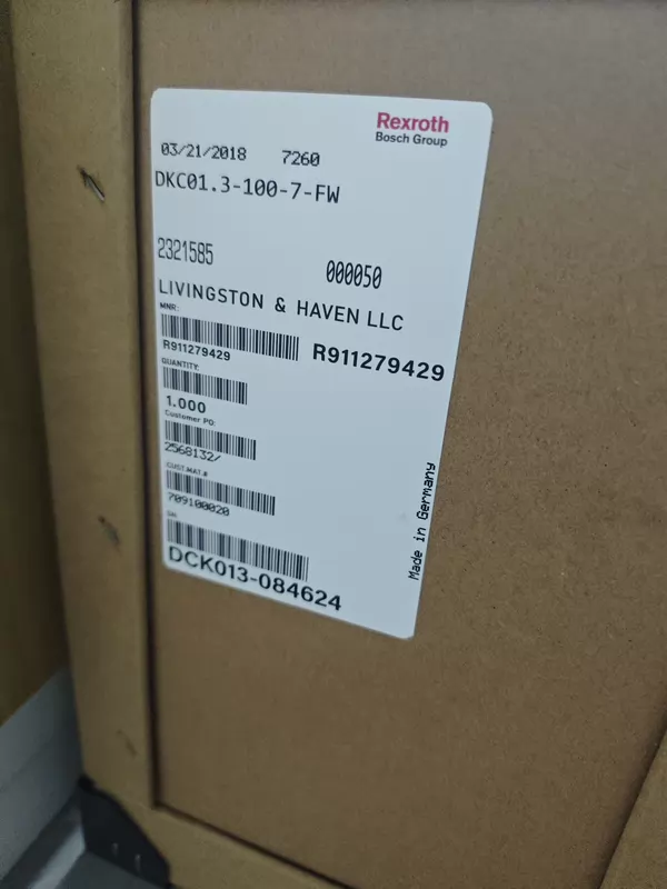 Precision Motion Control with REXROTH DKC01.3-100-7-FW Drive 2 Precision Motion Control with REXROTH DKC01.3-100-7-FW Drive - Image 2