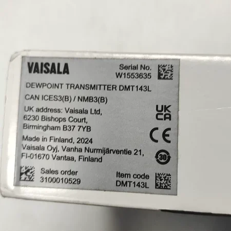VAISALA Precision DMT143L Dew Point Transmitter
