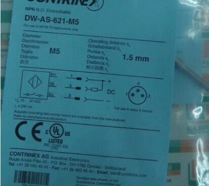Precision Detection CONTRINEX DW-AS-621-M5 for Automation
