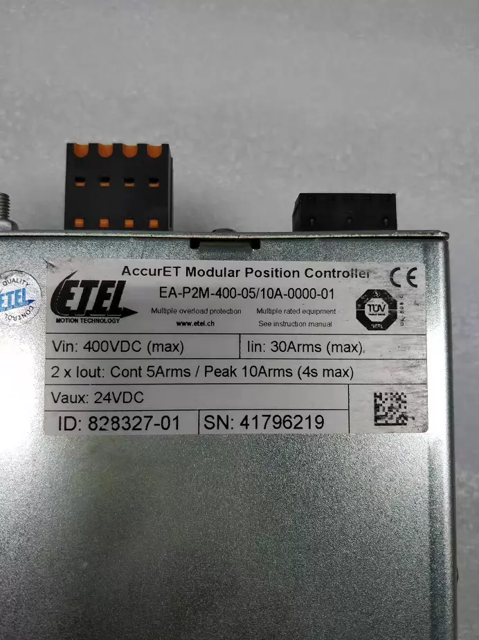 ETEL EA-P2M-400-05/10A-0000-02 Linear Motor: Precision Motion Control 1 ETEL EA-P2M-400-05/10A-0000-02 Linear Motor: Precision Motion Control