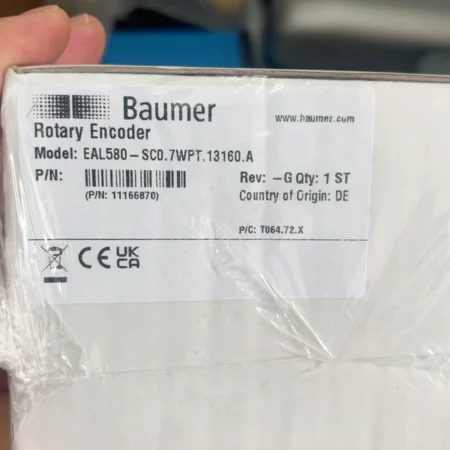 Precision SSI Encoder Baumer EAL580-SCO.7WPT.13160.A for Industrial Use