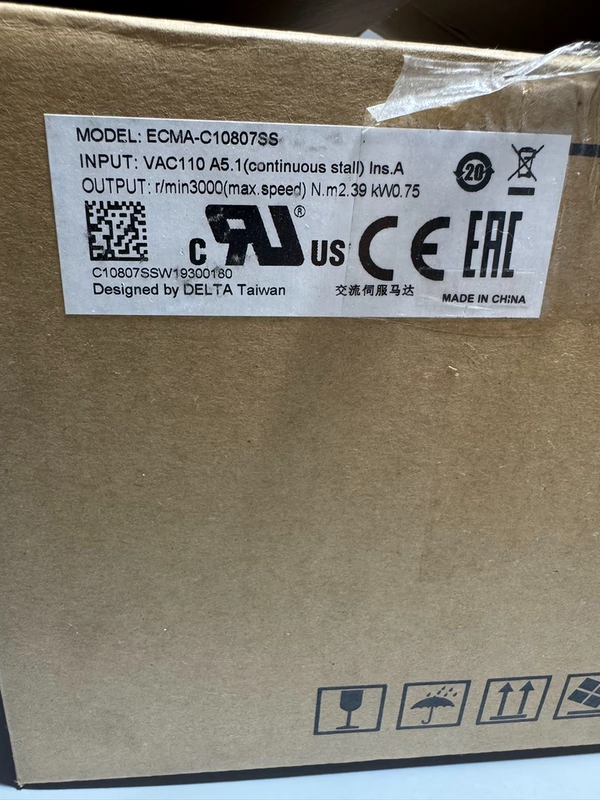 Delta Precision Servo Motor - Model ECMA-C10807SS for Industrial Use 1 Delta Precision Servo Motor - Model ECMA-C10807SS for Industrial Use
