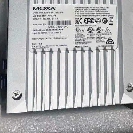 Industrial Network Solution MOXA EDS-510E-3GTXSFP Switch