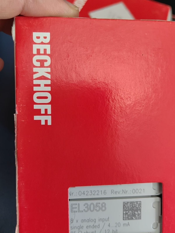 Beckhoff EL3058 EtherCAT Terminal 9-Channel 1 Beckhoff EL3058 EtherCAT Terminal 9-Channel