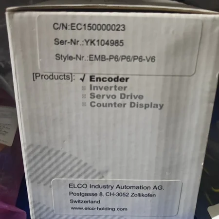 Incremental Encoder ELCO EMB-P6/P6/P6-V6 YK104985
