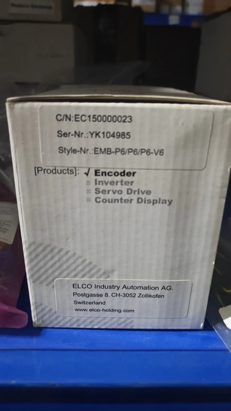 Incremental Encoder ELCO EMB-P6/P6/P6-V6 YK104985 1 Incremental Encoder ELCO EMB-P6/P6/P6-V6 YK104985