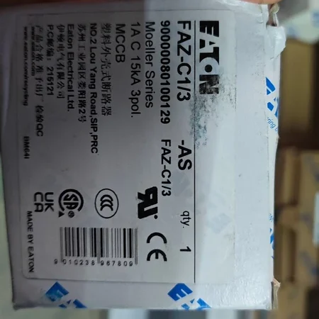 Mini Circuit Breaker EATON FAZ-C1/3-AS 3-Pole