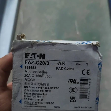 Miniature Circuit Breaker EATON FAZ-C20/3-AS 3-Pole