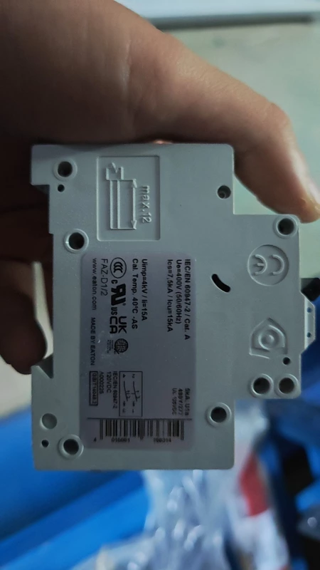 Miniature Circuit Breaker EATON FAZ-D1/2-AS D-Curve 2 Miniature Circuit Breaker EATON FAZ-D1/2-AS D-Curve - Image 2