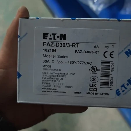 Miniature Circuit Breaker EATON FAZ-D30/3-RT 182104 30A