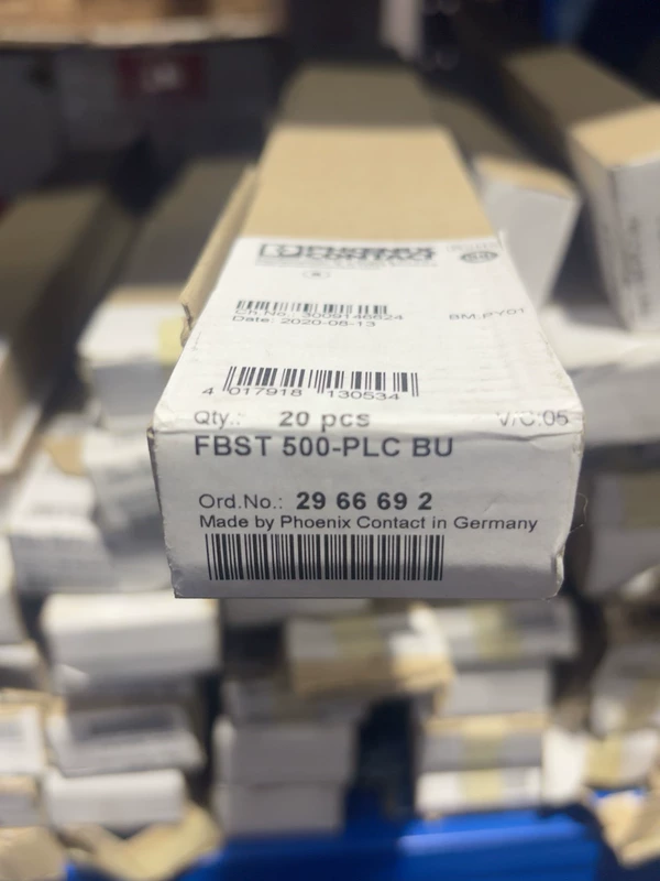 Plug-in Jumper Phoenix Contact FBST 500-PLC BU 2966692 for Secure Connections 1 Plug-in Jumper Phoenix Contact FBST 500-PLC BU 2966692 for Secure Connections