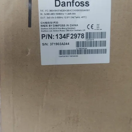Danfoss FC-360H1K5T4E20H2BXCDXXSXXXXAL 134F2979 VFD