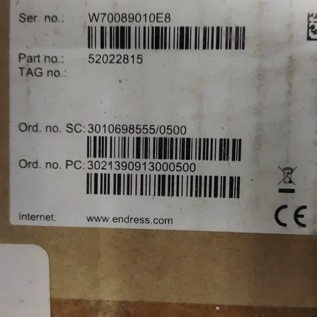 Endress+Hauser FDU91-RG2BA Level Measurement Probe