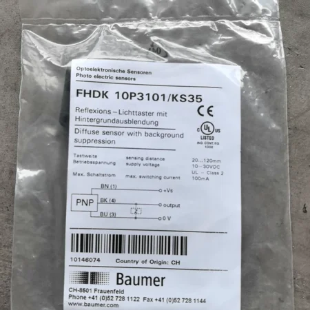 Compact Object Detection Baumer FHDK 10P3101/KS35  10146074 Sensor