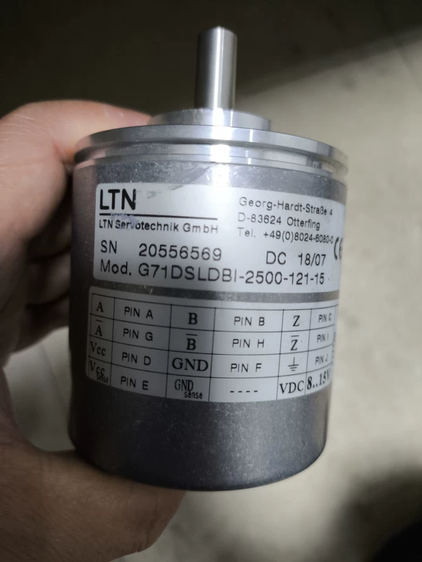 Reliable LTN 20556569 Encoder Model G71DSLDBI-2500-121-15 1 Reliable LTN 20556569 Encoder Model G71DSLDBI-2500-121-15