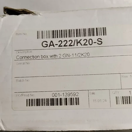 Marine Automation Sensor Box KONGSBERG GA-222/K20 001-088553