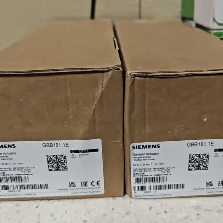 Rotary Damper Actuator SIEMENS GBB161.1E Building Automation