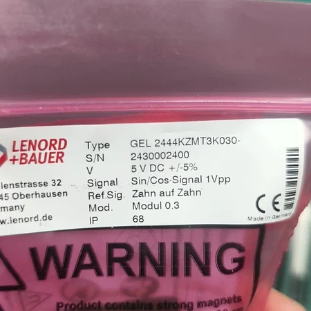 Industrial Encoder LENORD+BAUER GEL2444KZMT3K030 2430002400 for Motion Control