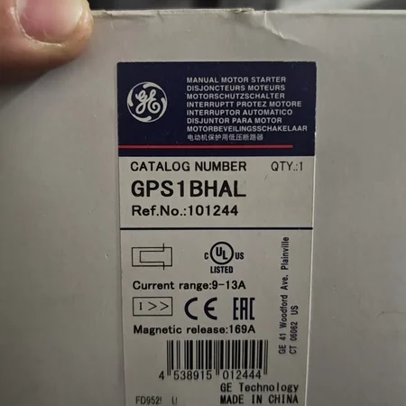 Motor Protector GE GPS1BHAL - Reliable Overload Protection