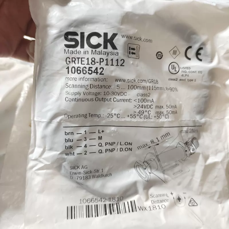 SICK GRTE18-P1112 Sensor for Industrial Automation