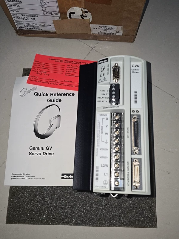 Industrial Motor Control Solution Parker GV6-U12E-NK 1 Industrial Motor Control Solution Parker GV6-U12E-NK